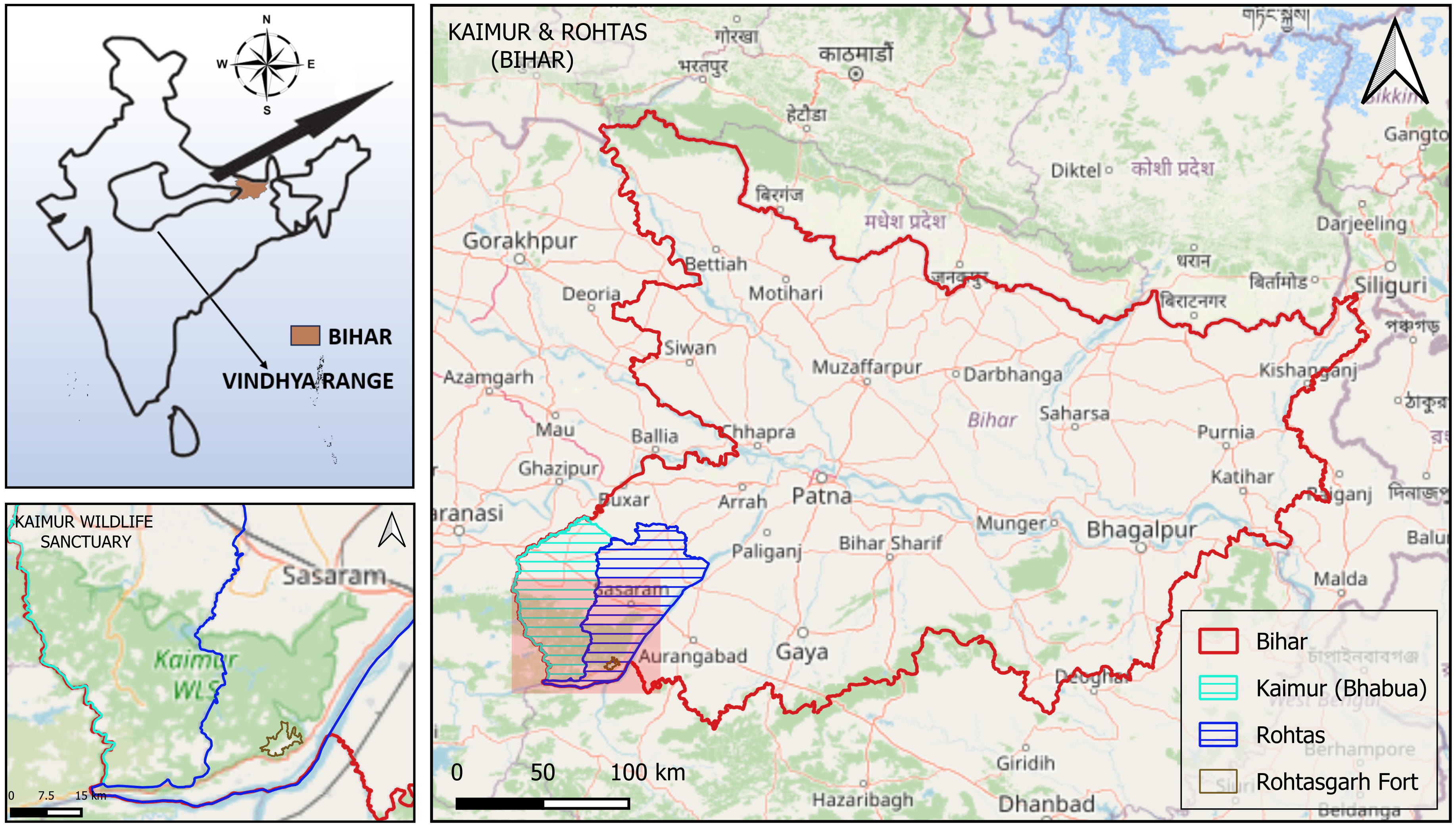 Kaimur and Rohtas